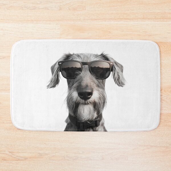 Item preview, Funny cool Irish Wolfhound Dog wearing sunglasses designed and sold by LazyOwlStore.