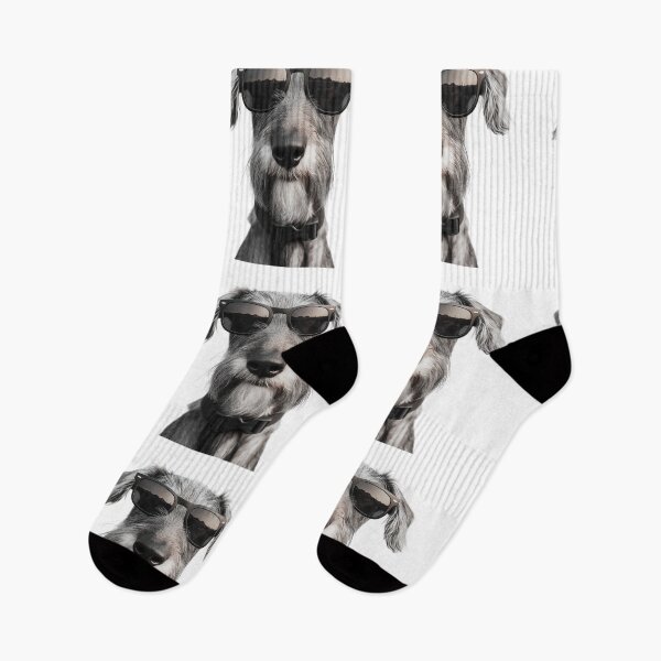 Item preview, Funny cool Irish Wolfhound Dog wearing sunglasses designed and sold by LazyOwlStore.