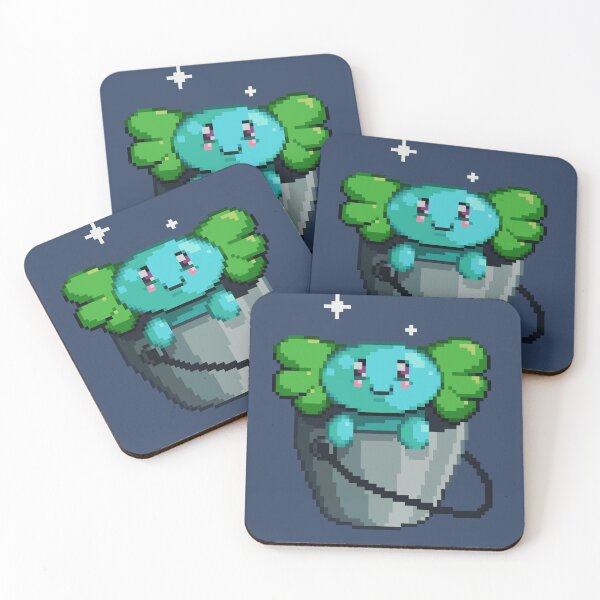 Item preview, cute pixel art axolotl!! designed and sold by RunnyBabb1t.