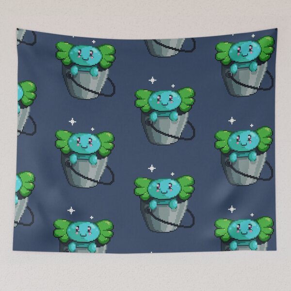 Item preview, cute pixel art axolotl!! designed and sold by RunnyBabb1t.
