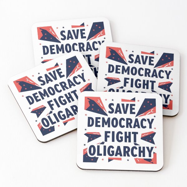 Item preview, Save Democracy; Fight Oligarchy designed and sold by EstelleStar.