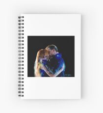 clace stary kiss Spiral Notebook