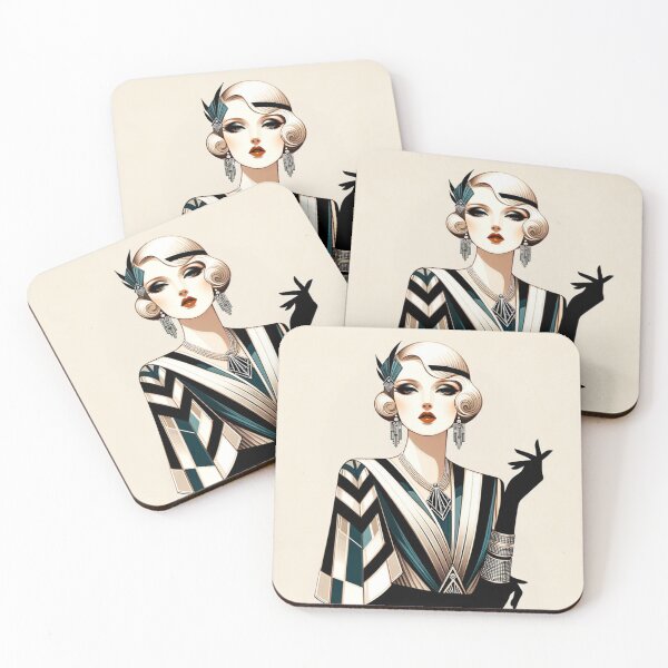Item preview, Art Deco 1920's Women designed and sold by AlphaPODMonkey.