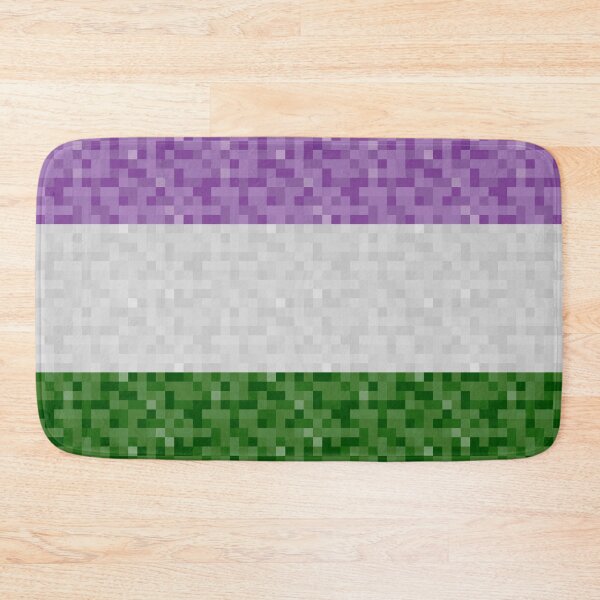 Item preview, Genderqueer Pride Pixel Flag Repeating Background designed and sold by LiveLoudGraphic.