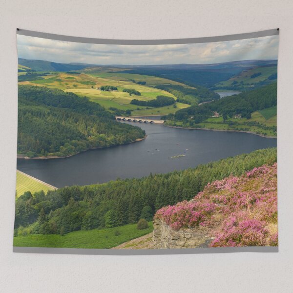 Item preview, Ladybower Reservoir From Bamford Edge designed and sold by Alisonchambers2.