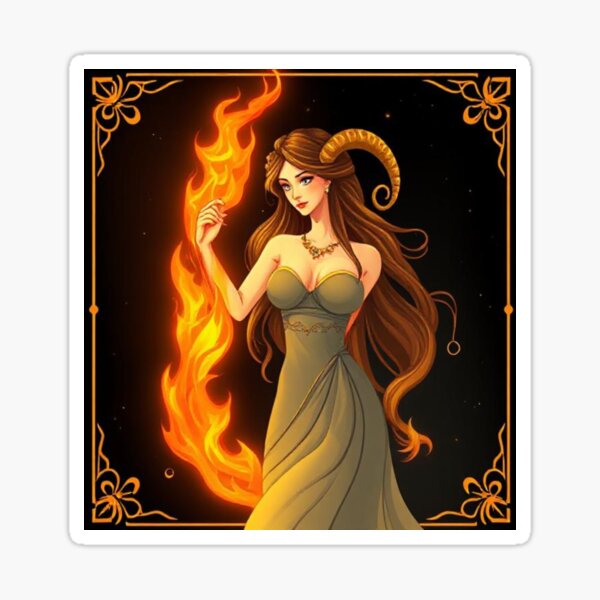 Item preview, Beautiful aries woman designed and sold by LonelyGirlShop.