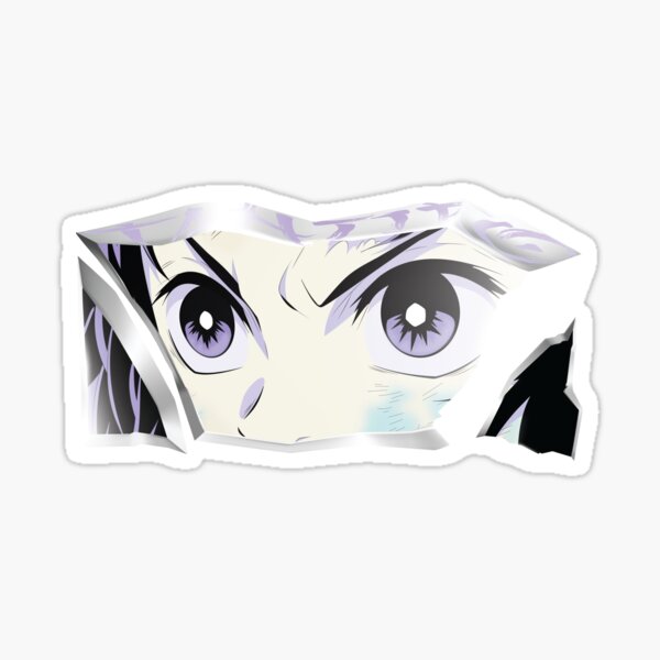 Aperçu de l'œuvre Yeux d'anime au charbon ◊ Verre créée et vendue par Otakurypto.