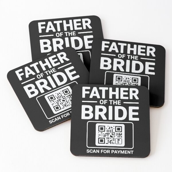 Item preview, Father of the Bride Scan for Payment Funny Wedding designed and sold by tmerchtrends.