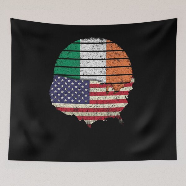Item preview, Irish American Pride Irish American Flag 4th of July designed and sold by cgocgy.