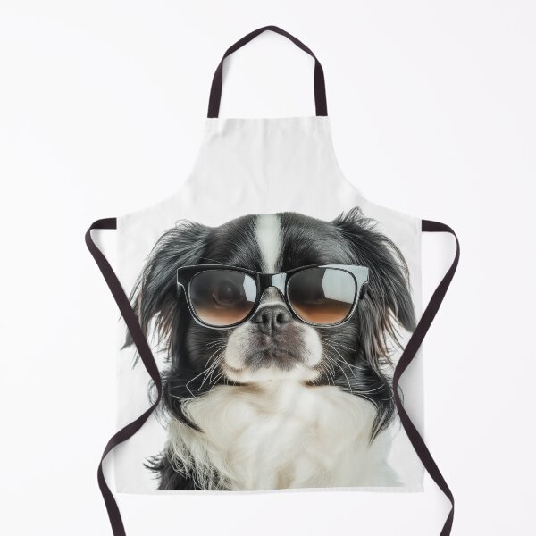 Item preview, Funny cool Japanese Chin Dog wearing sunglasses designed and sold by LazyOwlStore.