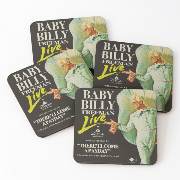Item preview, Uncle Baby Billy Freeman LIVE at Zion's Landing Vintage Style Tour Poster designed and sold by PrettyPettyCultureClub.