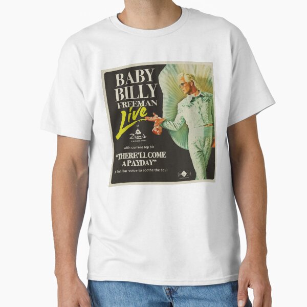 Vista previa del artículo con la obra «Póster de la gira de estilo vintage del tío Baby Billy Freeman en vivo en Zion's Landing», diseñado y vendido por beeador.