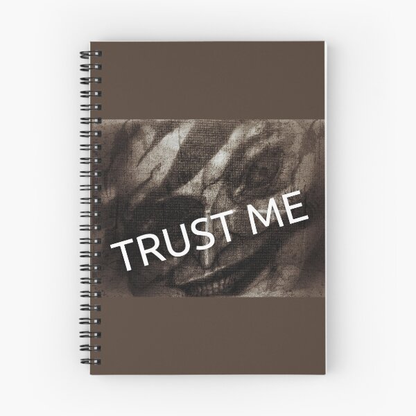 Item preview, Trust Me – Dark Grinning Face Abstract Art designed and sold by Anomaly Effect.