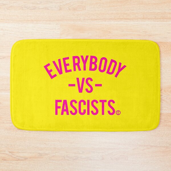 Item preview, Everybody VS Fascists (circle E for equality) - Hot pink designed and sold by Thelittlelord.
