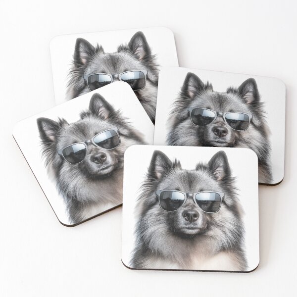 Item preview, Funny cool Keeshond Dog wearing sunglasses designed and sold by LazyOwlStore.