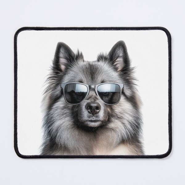 Item preview, Funny cool Keeshond Dog wearing sunglasses designed and sold by LazyOwlStore.