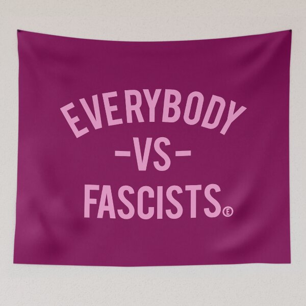 Item preview, Everybody VS Fascists (circle E for equality) - pink designed and sold by Thelittlelord.