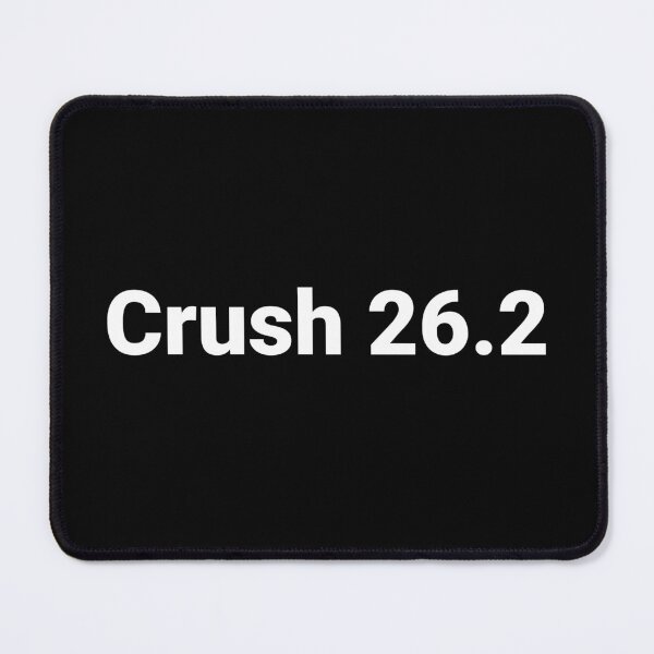 Item preview, Crush 26.2 designed and sold by Text-based T-Shirts and Gifts.
