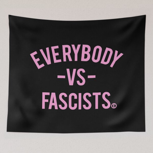 Item preview, Everybody VS Fascists (circle E for equality) - pink designed and sold by Thelittlelord.