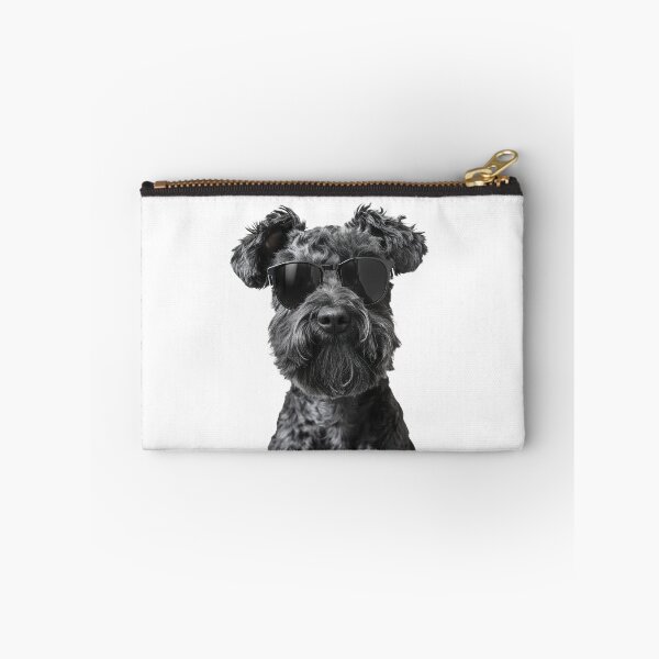 Item preview, Funny cool Kerry Blue Terrier Dog wearing sunglasses designed and sold by LazyOwlStore.