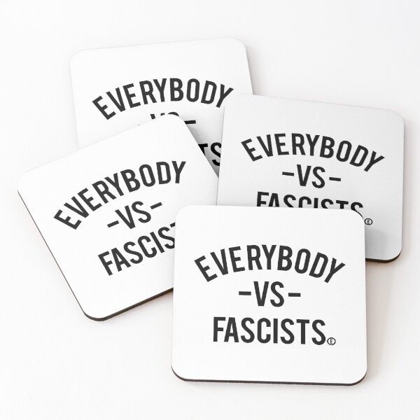 Item preview, Everybody VS Fascists (circle E for equality) - black designed and sold by Thelittlelord.