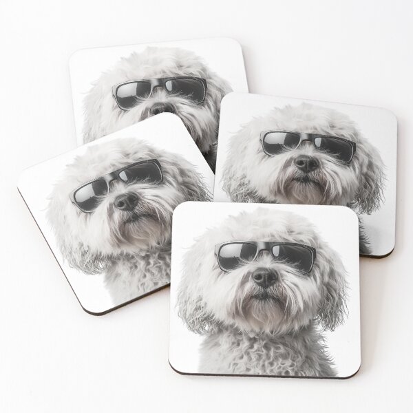 Item preview, Funny cool Komondor Dog wearing sunglasses designed and sold by LazyOwlStore.