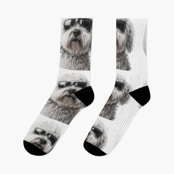 Item preview, Funny cool Komondor Dog wearing sunglasses designed and sold by LazyOwlStore.