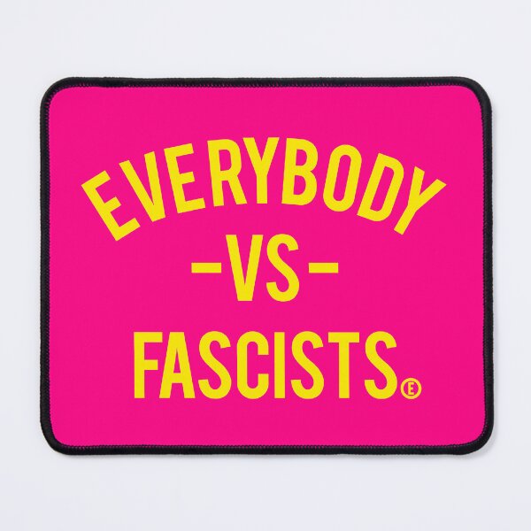 Item preview, Copy of Everybody VS Fascists (circle E for equality) yellow designed and sold by Thelittlelord.