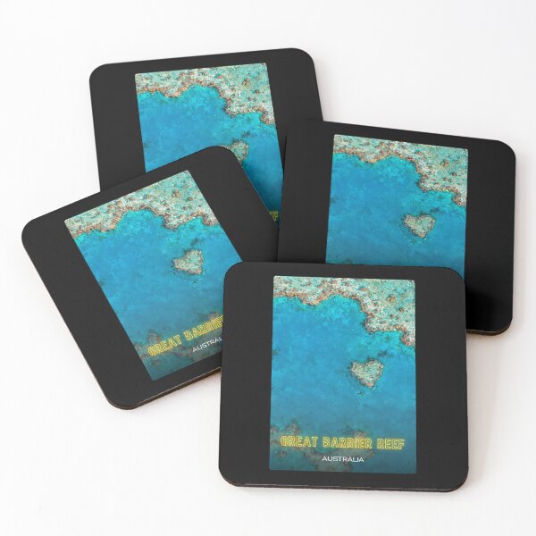 Item preview, Heart Shaped Great Barrier Reef Sticker Souvenir Australia Travel Gift designed and sold by twentytwo ART souvenir designs.