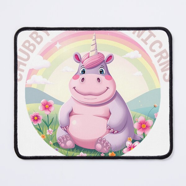 Item preview, Chubby HIPPO Unicorn Fan Club designed and sold by KreativKulture.