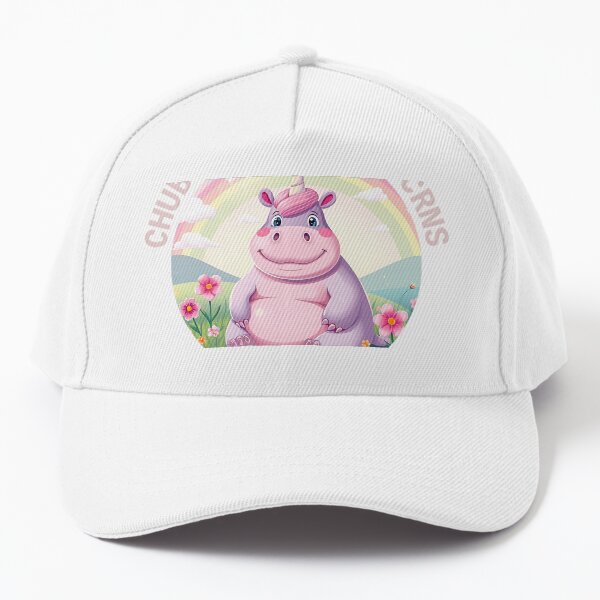 Vista previa del artículo con la obra «Club de fans del unicornio Chubby HIPPO», diseñado y vendido por KreativKulture.
