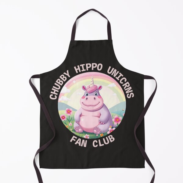 Item preview, Chubby HIPPO Unicorn Fan Club designed and sold by KreativKulture.