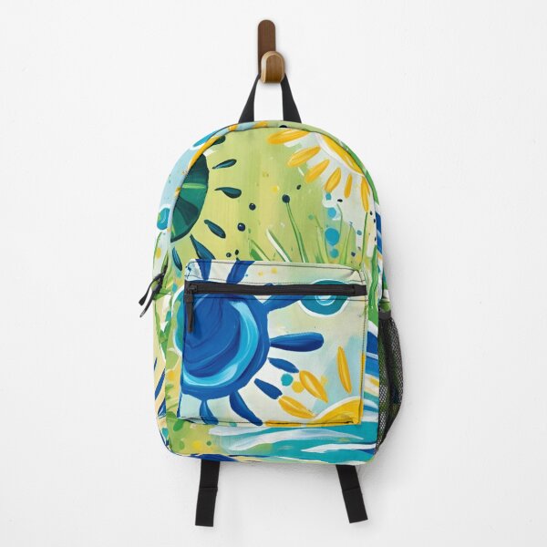 Item preview, Vibrant Abstract Sunbursts & Waves designed and sold by ErSaSolutions.