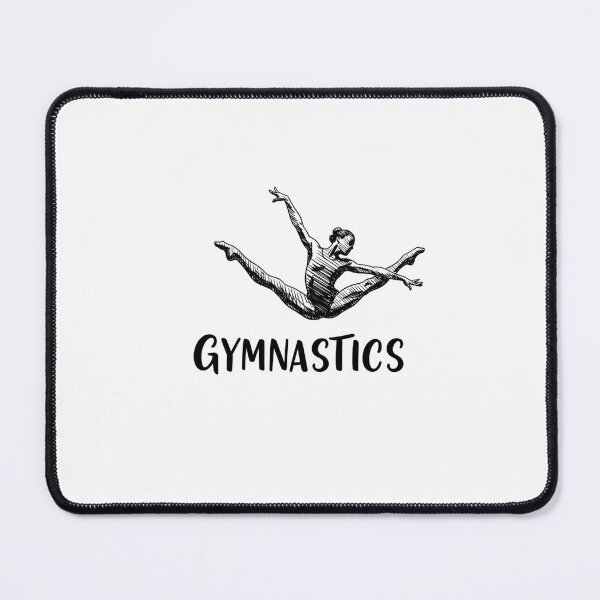 Item preview, Elegant Gymnastics Silhouette – Dynamic and Artistic Athlete Design designed and sold by Colorful-Garden.