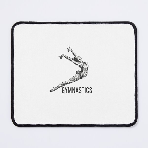 Item preview, Elegant Gymnastics Silhouette – Dynamic and Artistic Athlete Design designed and sold by Colorful-Garden.