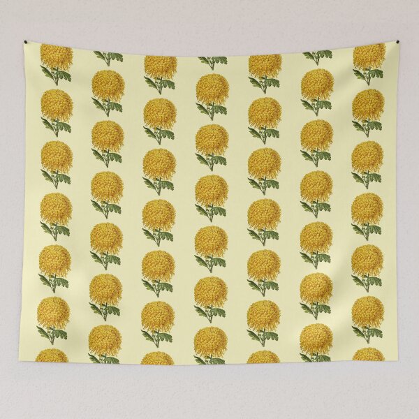 Item preview, Bright Yellow Chrysanthemum Flower  designed and sold by IrisAndIvy.