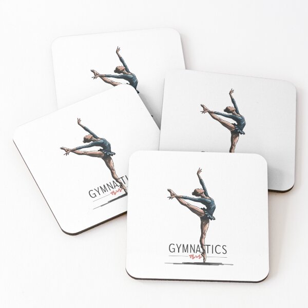 Item preview, Elegant Gymnastics Silhouette – Dynamic and Artistic Athlete Design designed and sold by Colorful-Garden.