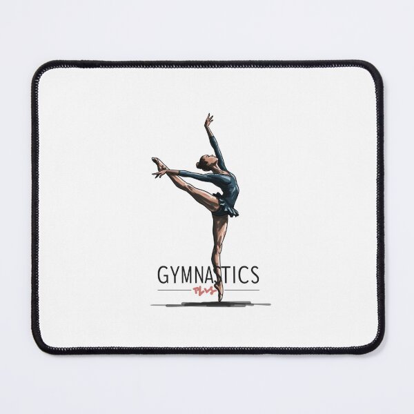 Item preview, Elegant Gymnastics Silhouette – Dynamic and Artistic Athlete Design designed and sold by Colorful-Garden.