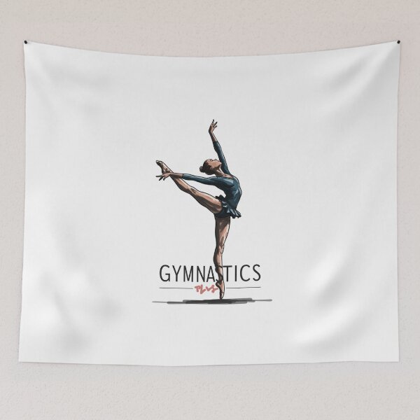 Item preview, Elegant Gymnastics Silhouette – Dynamic and Artistic Athlete Design designed and sold by Colorful-Garden.