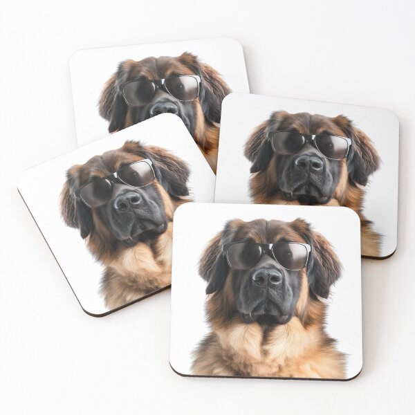 Item preview, Funny cool Leonberger Dog wearing sunglasses designed and sold by LazyOwlStore.