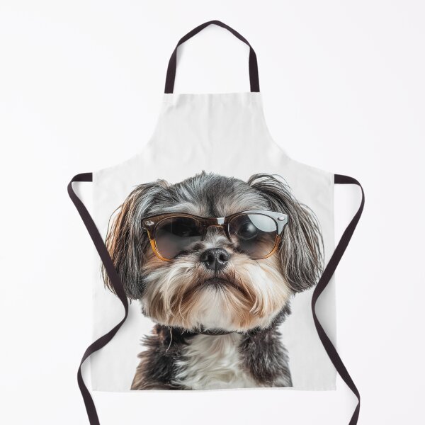 Item preview, Funny cool Lhasa Apso Dog wearing sunglasses designed and sold by LazyOwlStore.
