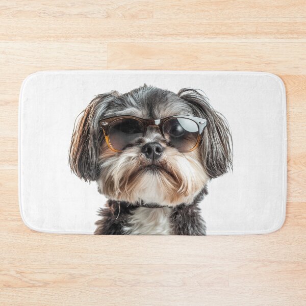 Item preview, Funny cool Lhasa Apso Dog wearing sunglasses designed and sold by LazyOwlStore.