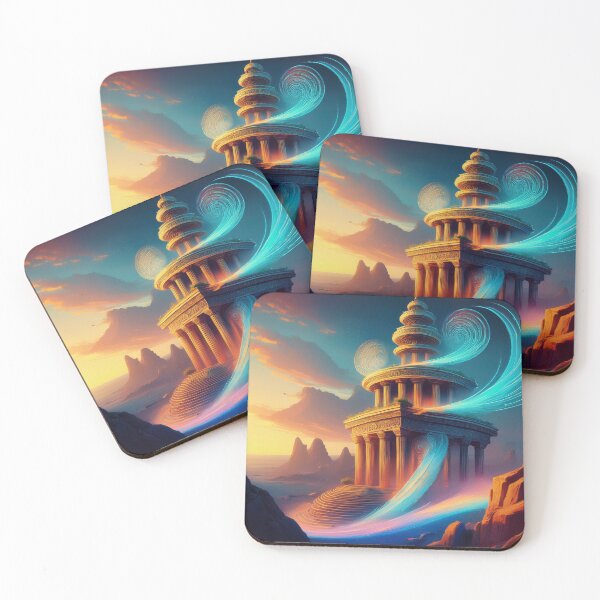 Item preview, Forgotten Temple of the Sacred Winds – Mystical & Spiritual Art designed and sold by HighestMind_888.