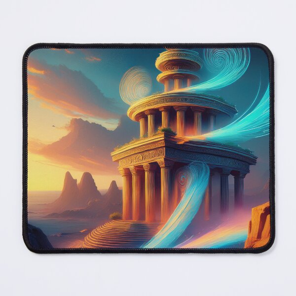 Item preview, Forgotten Temple of the Sacred Winds – Mystical & Spiritual Art designed and sold by HighestMind_888.
