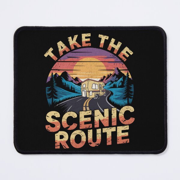 Item preview, Take The Scenic Route | Retro travel Design designed and sold by EpochFusion.