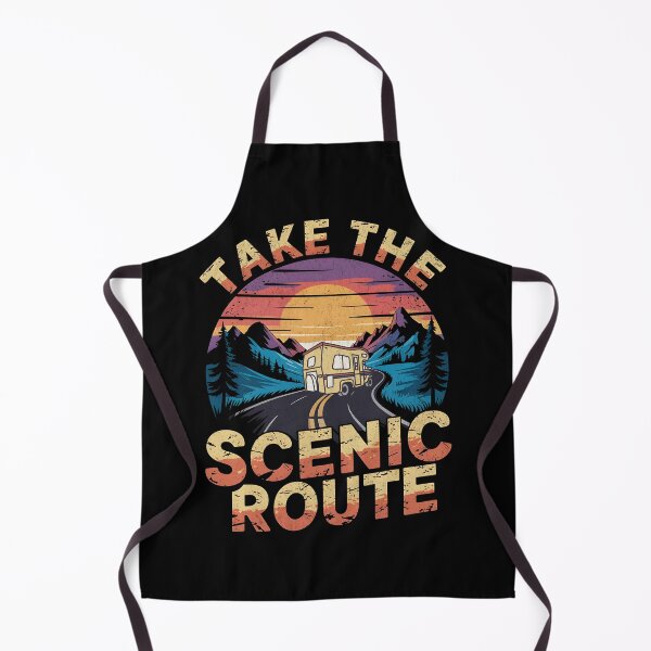 Artikelvorschau, Nehmen Sie die malerische Route | Retro-Reisedesign entworfen und verkauft von EpochFusion.
