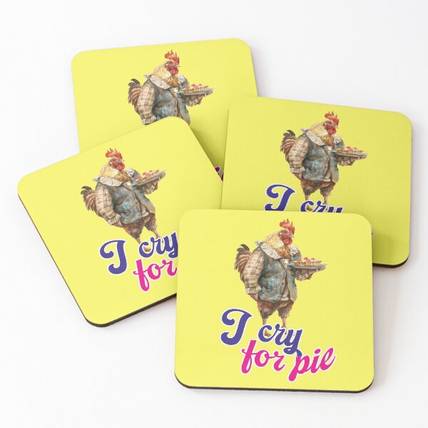 Item preview, funny rooster with cake designed and sold by Mauswohn.