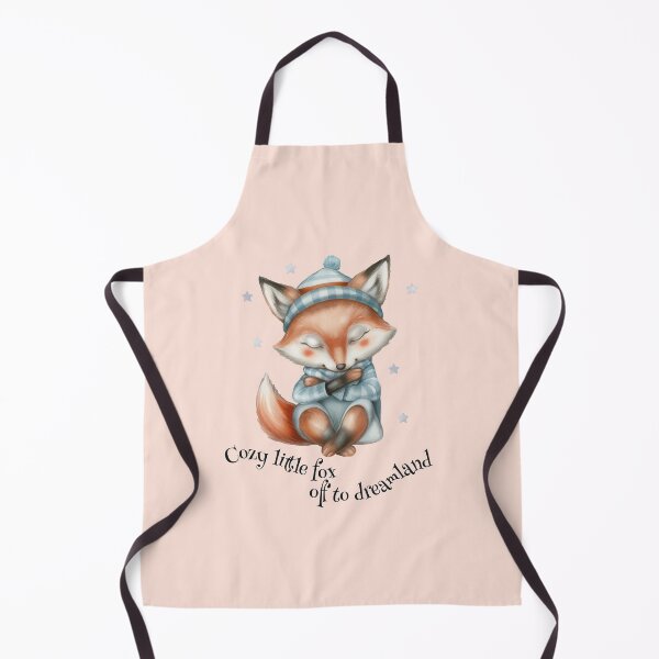 Item preview, Cozy little fox, off to dreamland – Cute Pajama Fox Illustration designed and sold by Art of Ngu.