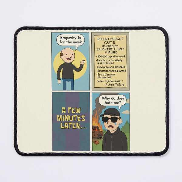 Item preview, "Why Do They Hate Me?" – Billionaire Satire Comic designed and sold by StudioX27.
