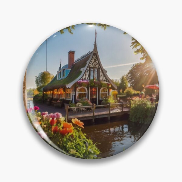 Artikelvorschau, Magical Evenings at a Canal-Side Dutch Restaurant entworfen und verkauft von BlareBlare.